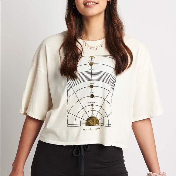 Spiritual Gangster Tops - SPIRITUAL GANGSTER CHAKRAS ICON BOYFRIEND TSHIRT